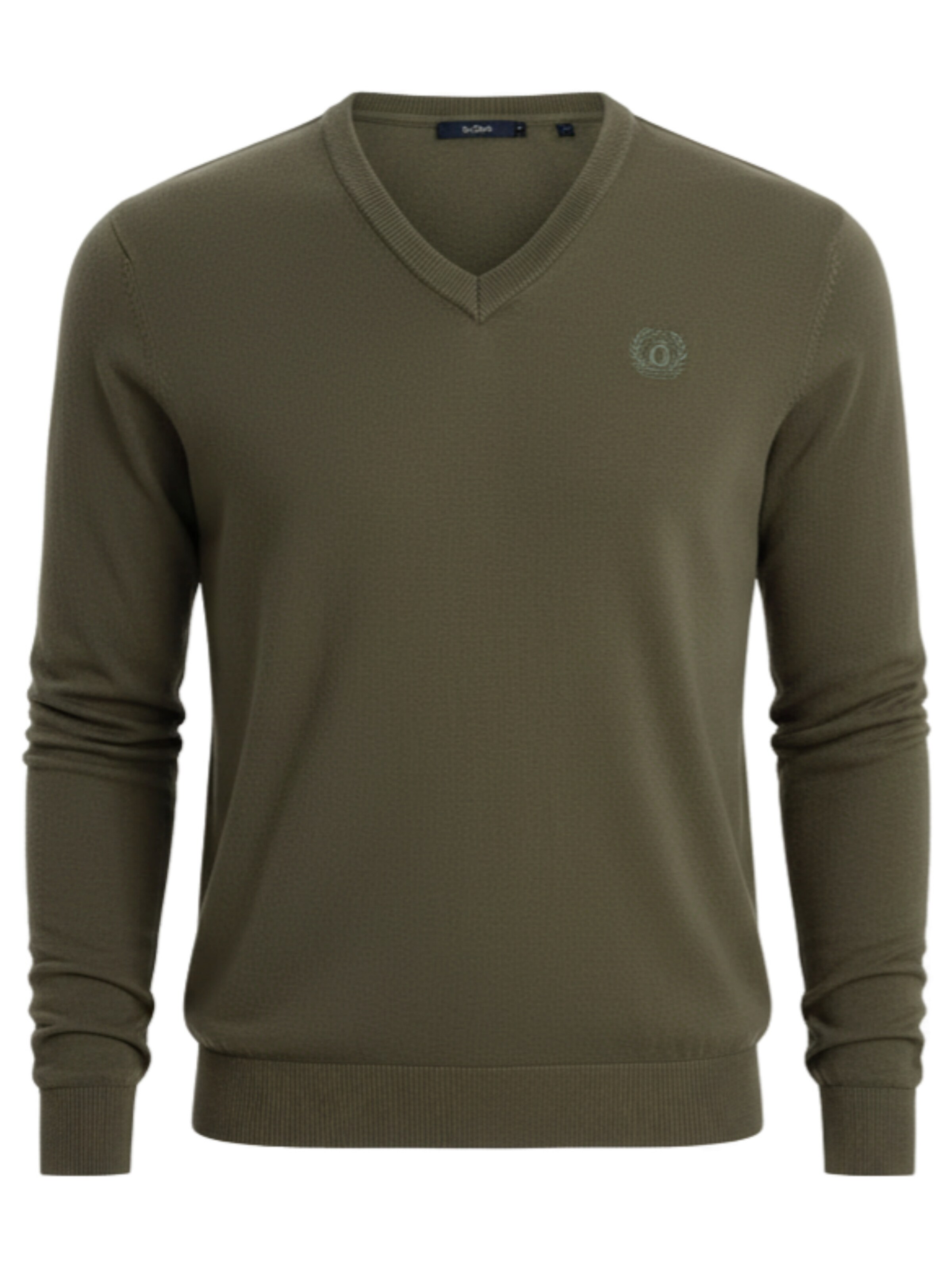 Ombre Trui in Groen: voorkant