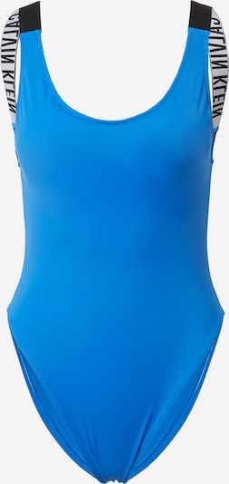 Costum de baie întreg Calvin Klein Swimwear pe albastru regal / negru, Vizualizare produs
