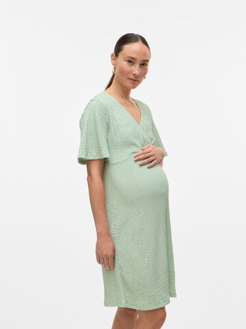 MAMALICIOUS Šaty 'NOVA TESS' – zelená: přední strana