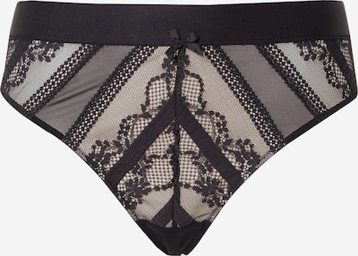 Hunkemöller String 'Cleo' en noir, Vue avec produit