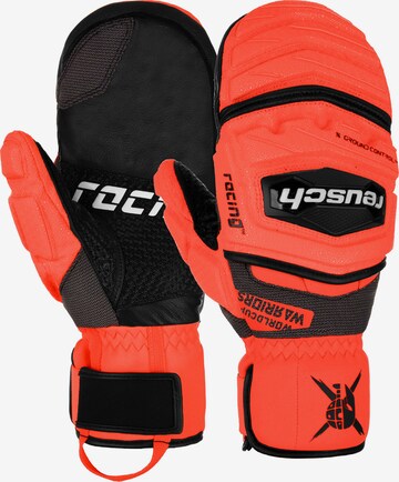 REUSCH Athletic Gloves 'Worldcup Warrior GS' in Orange: front