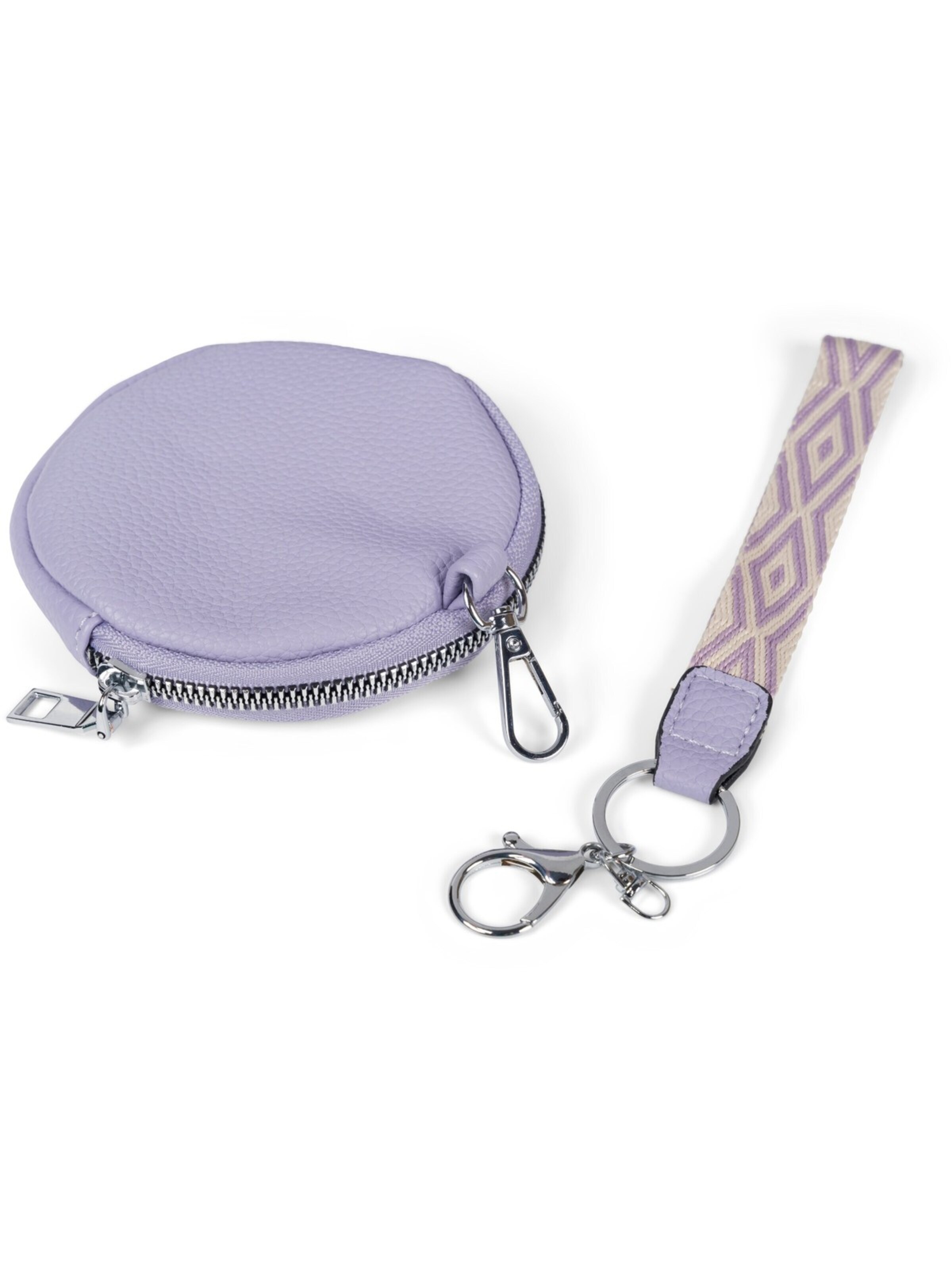 styleBREAKER Crossbody bag 'Halbmond Crossbody Bag Set 3-Teilig' in Purple