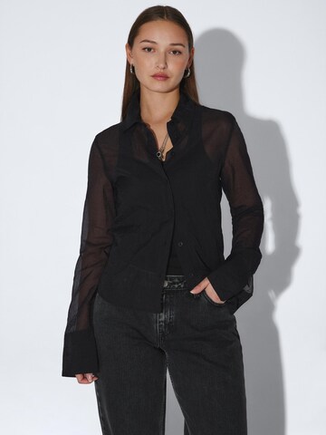 Dr. Denim Blouse 'Mila Shirt' in Zwart