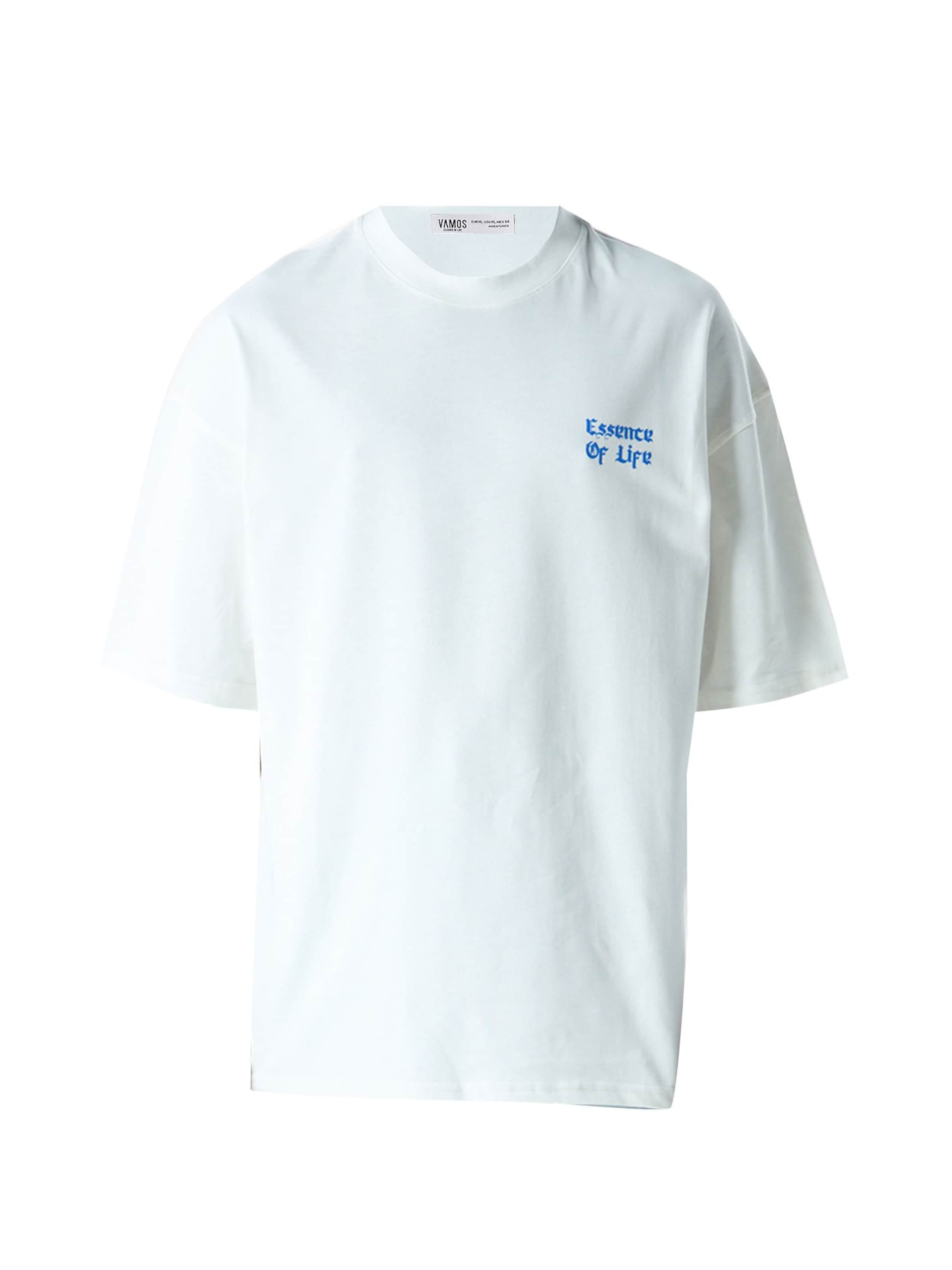 zils VAMOS CLO T-Krekls 'Mallow': no priekšpuses