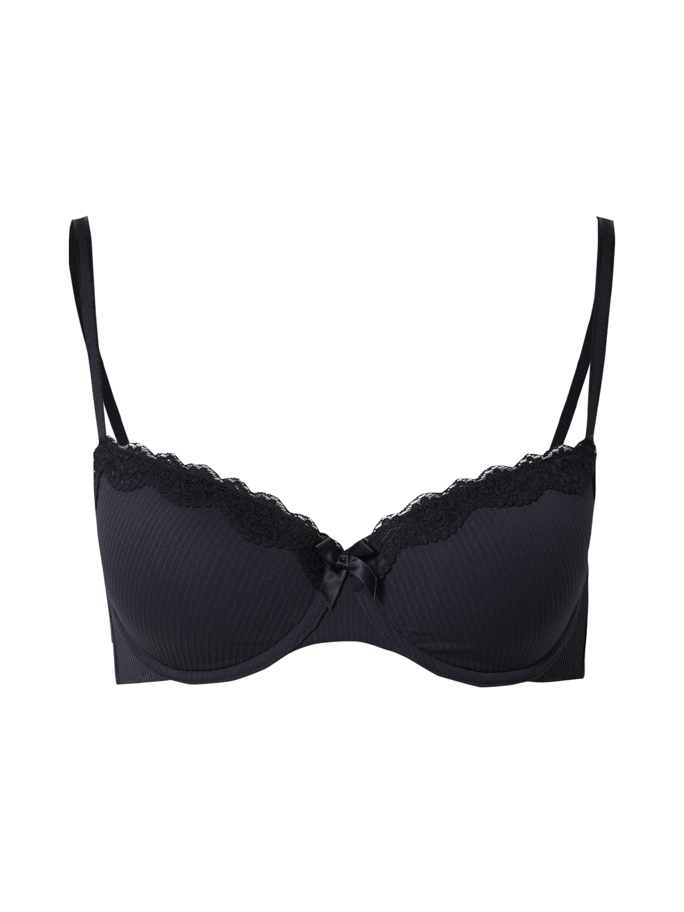 Bustieră Sutien 'Lola' de la Hunkemöller pe negru: față