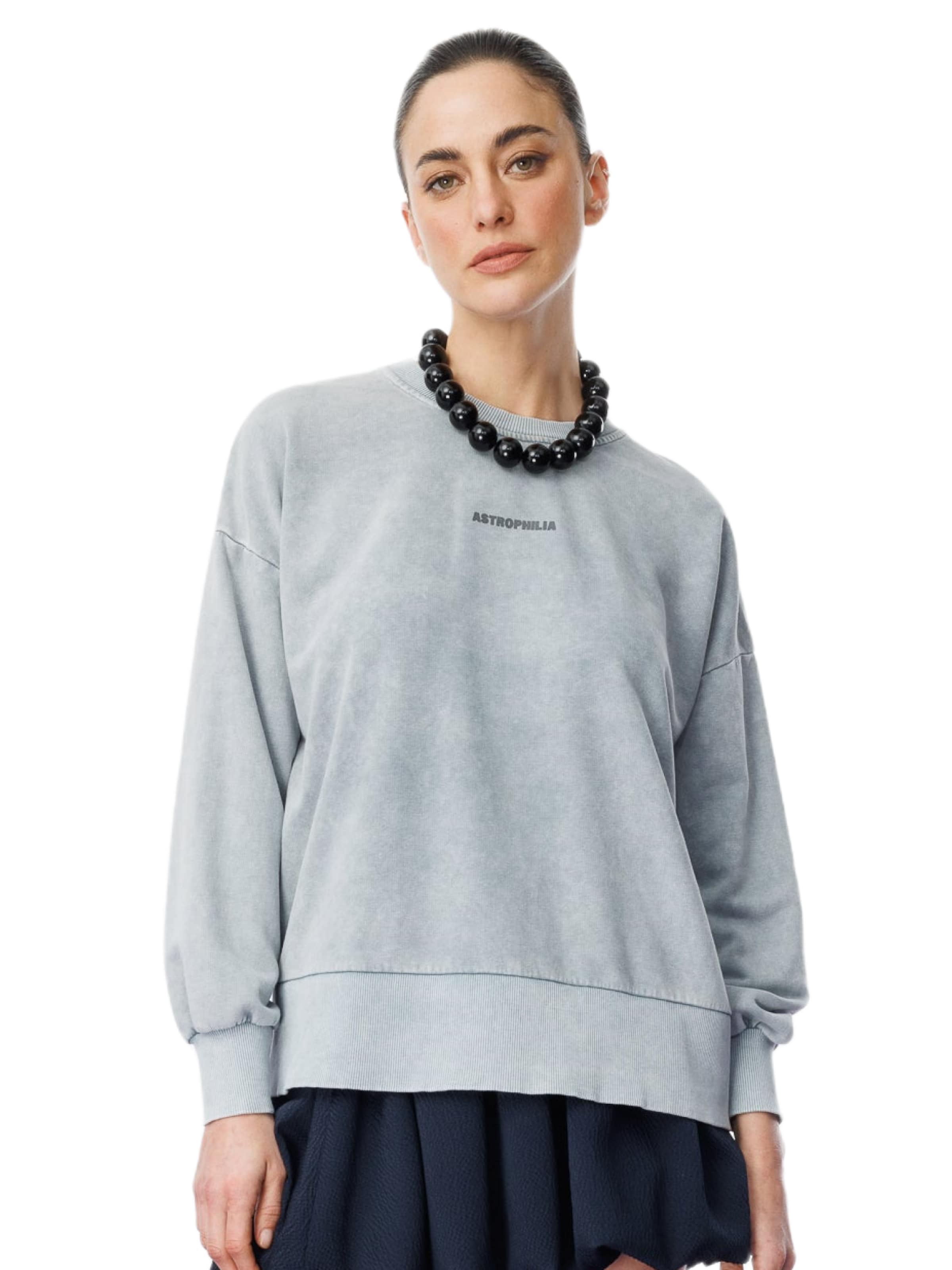 No Matter What Sweatshirt in Grijs: voorkant