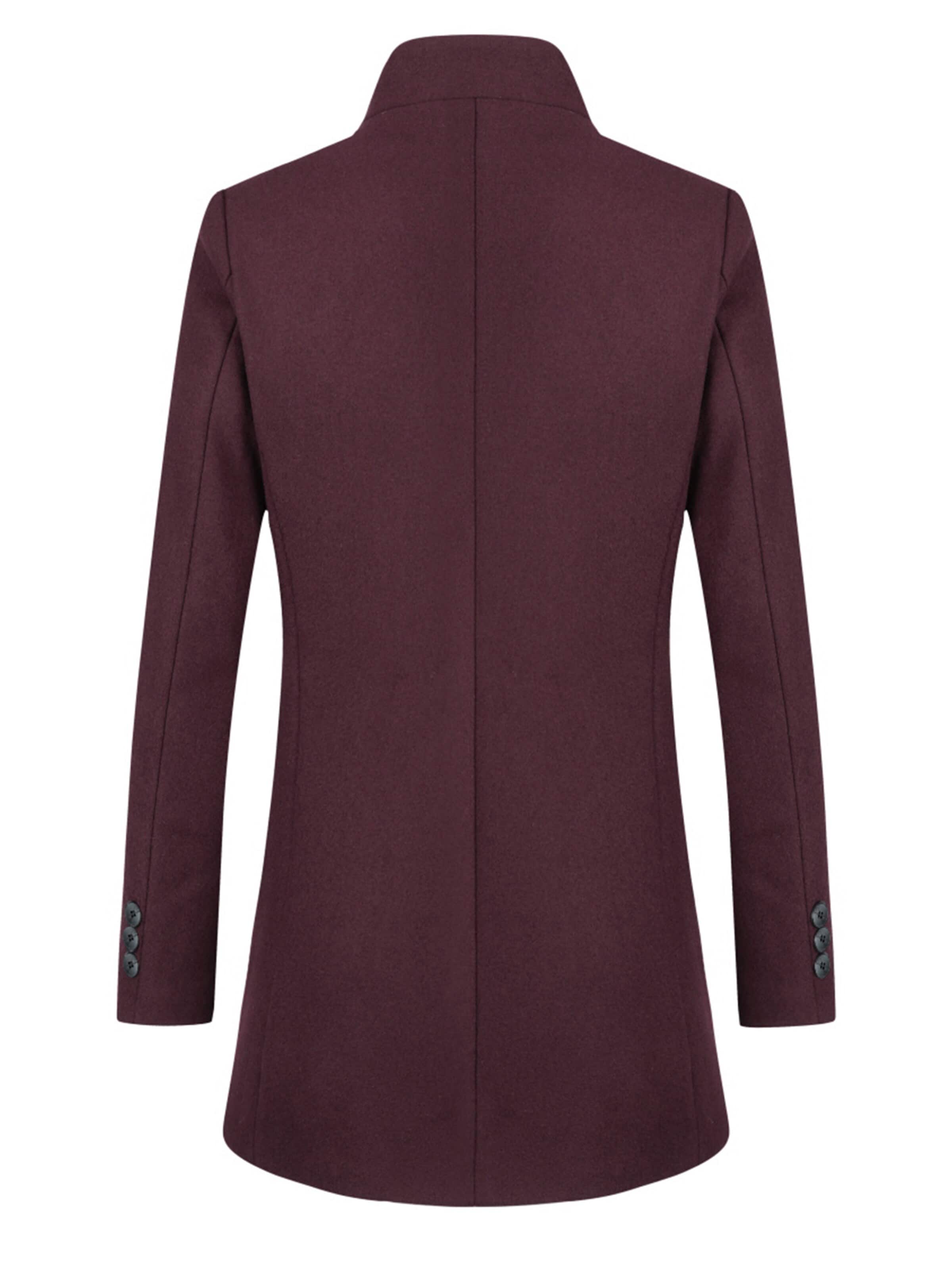 ALLTHEMEN Winter Coat 'Tuchfühlung' in Red