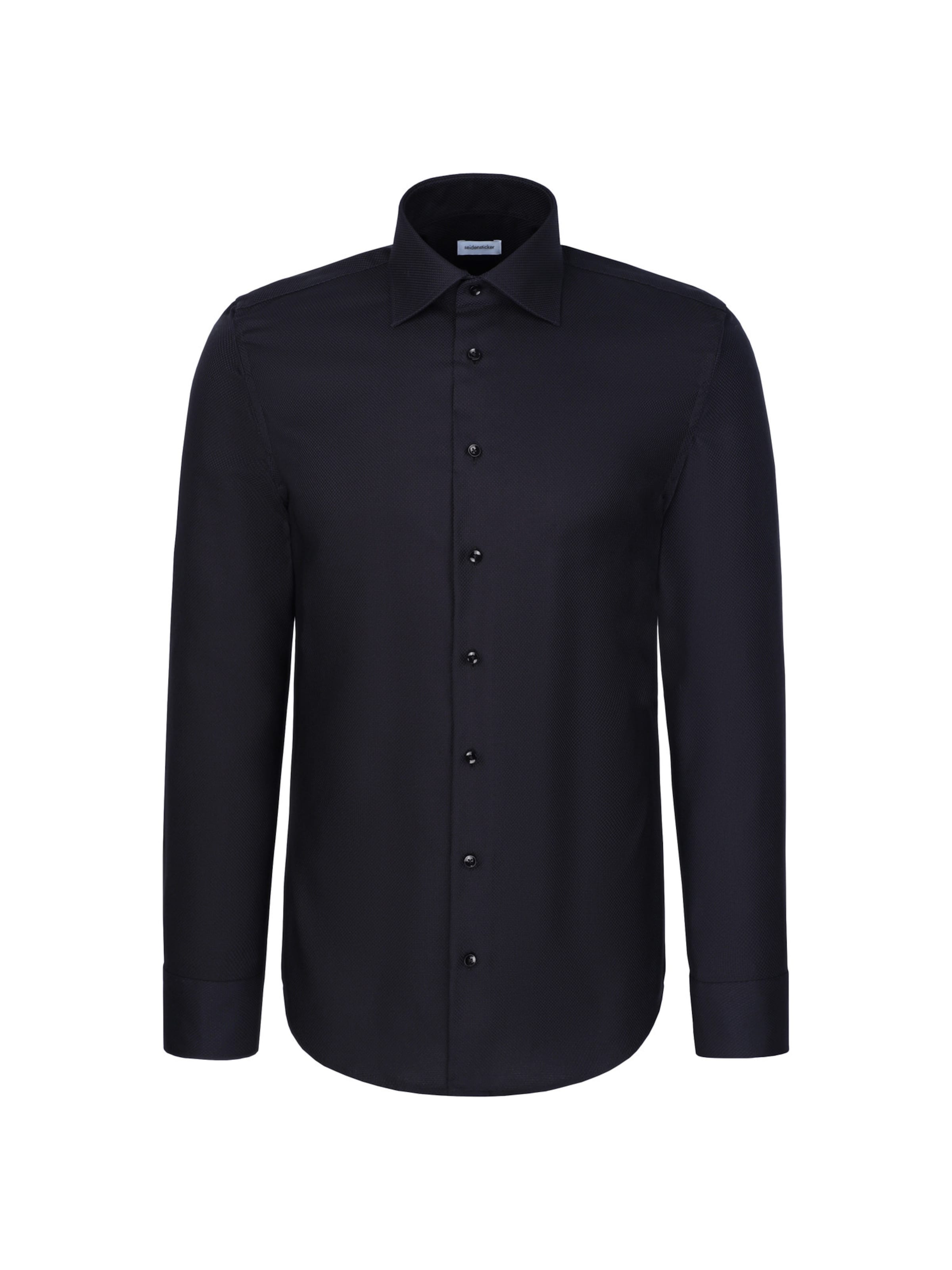 SEIDENSTICKER Business shirt in 38 in Black, Item view
