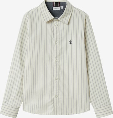 NAME IT Regular Fit Paita 'NKMNewsa' värissä beige: etupuoli