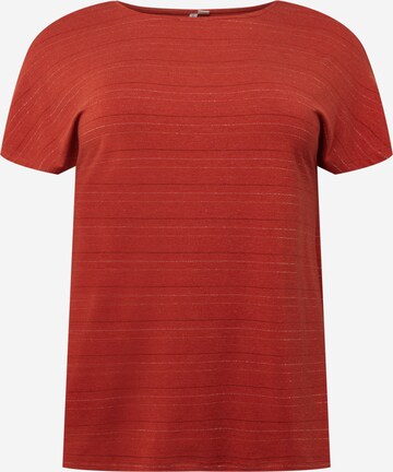 ONLY Carmakoma Тениска 'Moster' в червено: отпред