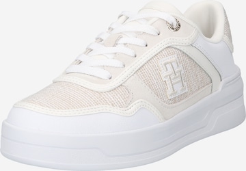 TOMMY HILFIGER Låg sneaker i vit: framsida