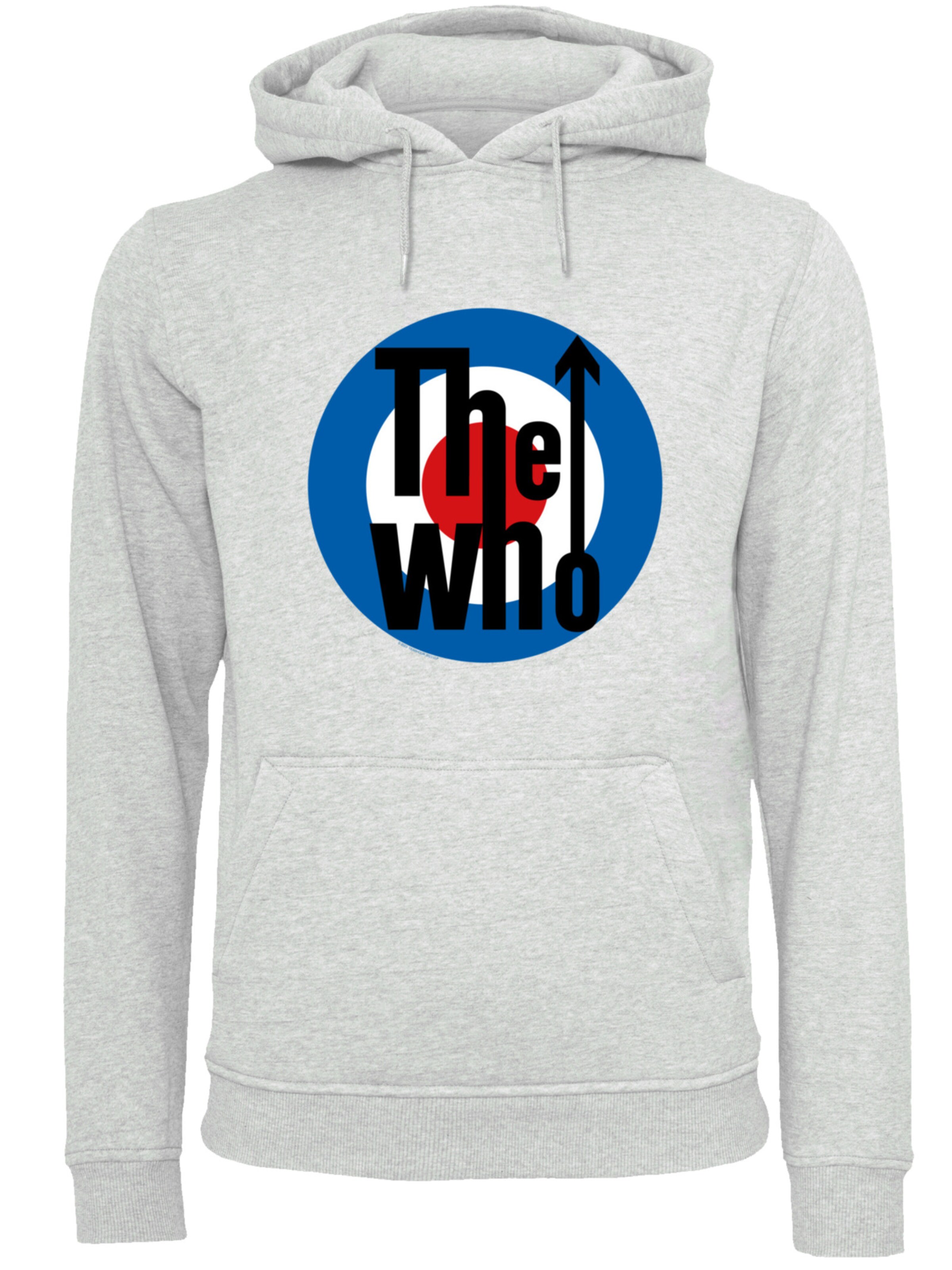 F4NT4STIC Sweatshirt 'The Who Target Classic' in Grau: Vorderseite