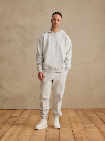 DAN FOX APPAREL Sweatshirt in Grau: predná strana