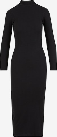 Urban ClassicsHaljina - crna boja: prednji dio