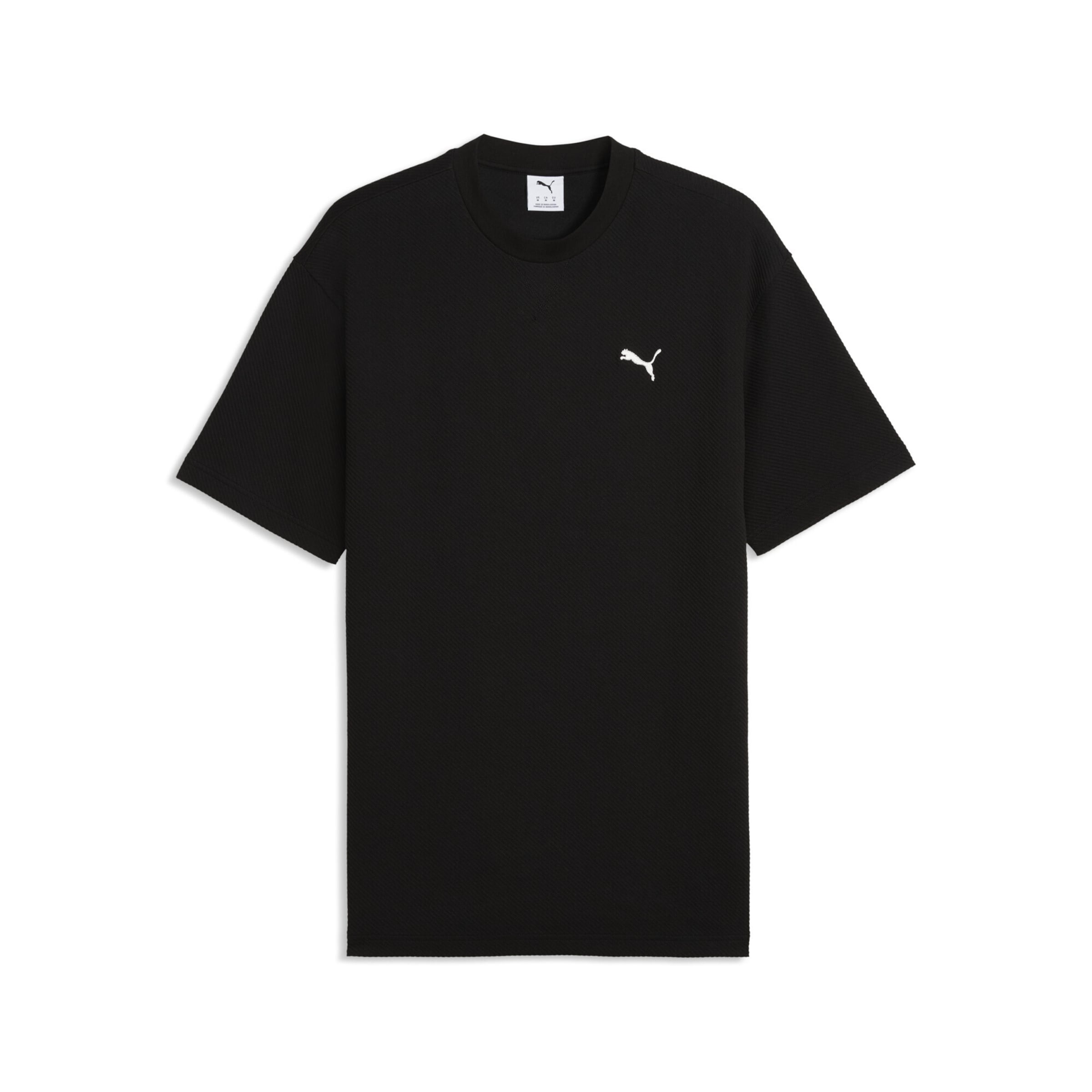 PUMA Functioneel shirt 'Essentials Elevated' in Zwart: voorkant