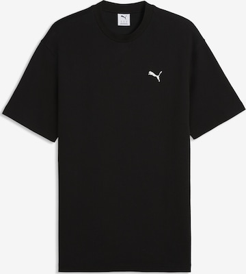 PUMA Functioneel shirt 'Essentials Elevated' in Zwart: voorkant