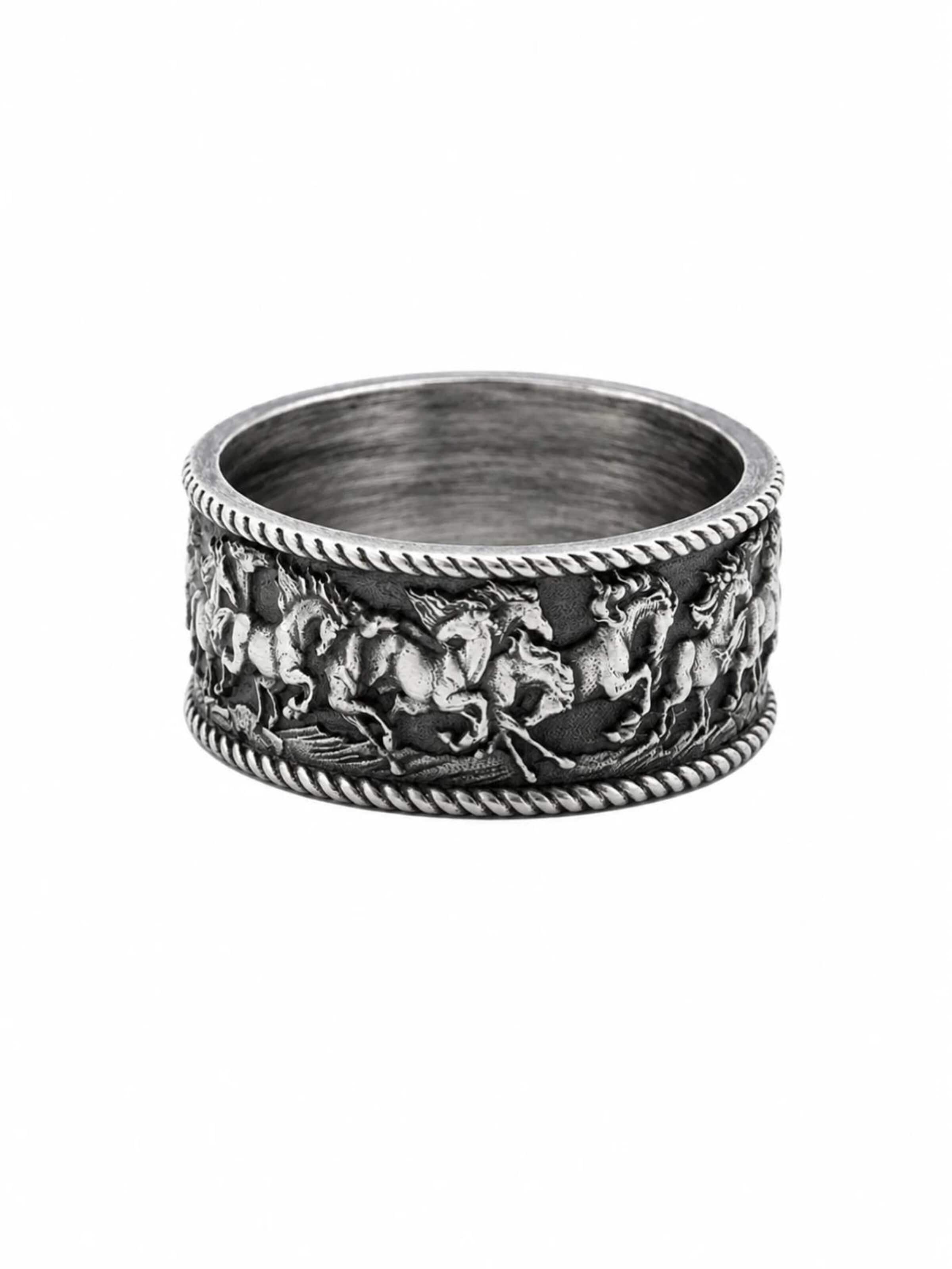 Anello 'FREE SPIRIT' di REYTEL in argento: frontale