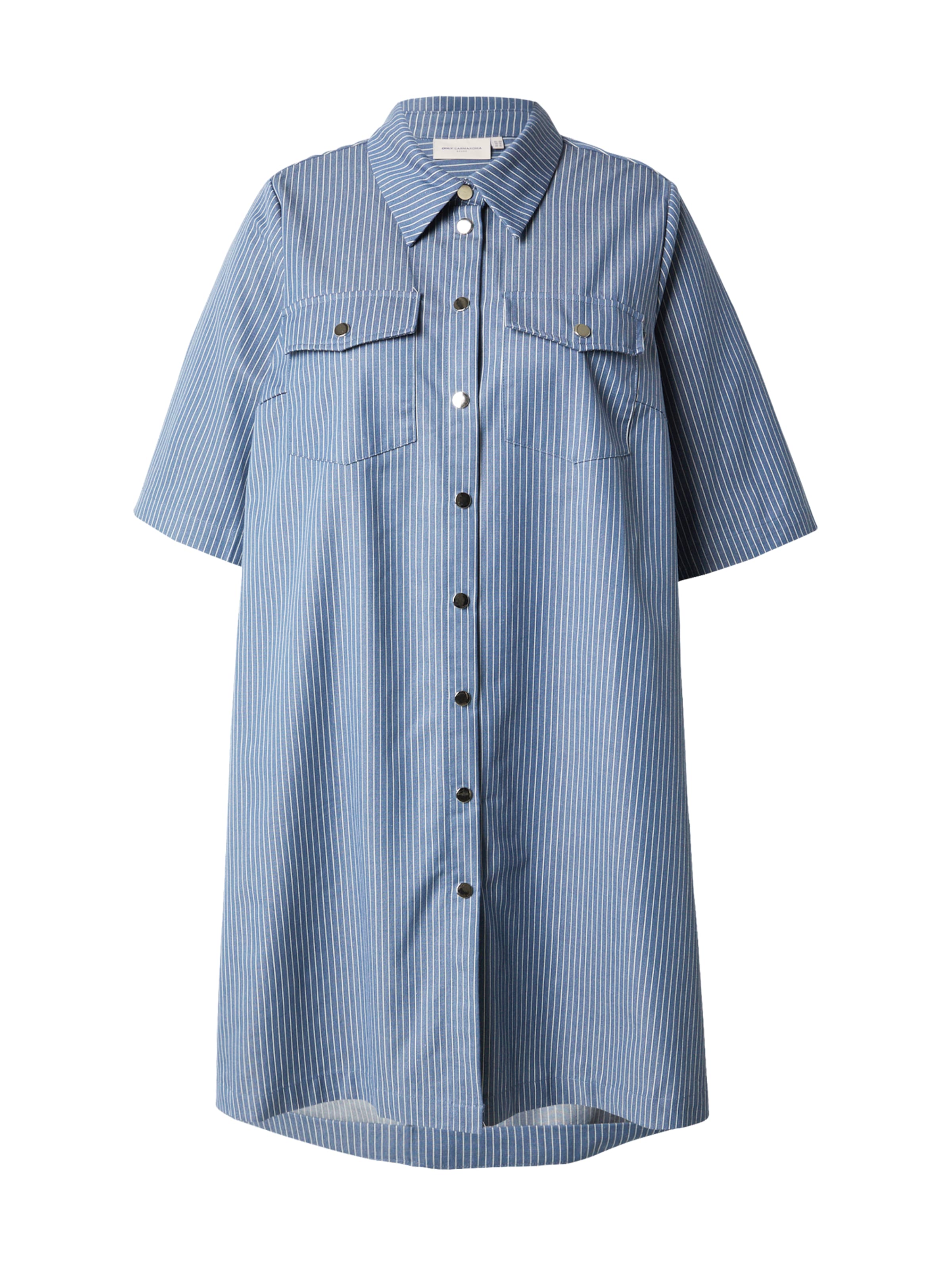 ONLY Carmakoma Shirt Dress 'CARLOLAH' in Blue: front
