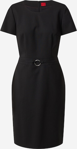 HUGO Red Dress 'Kilina' in Black: front