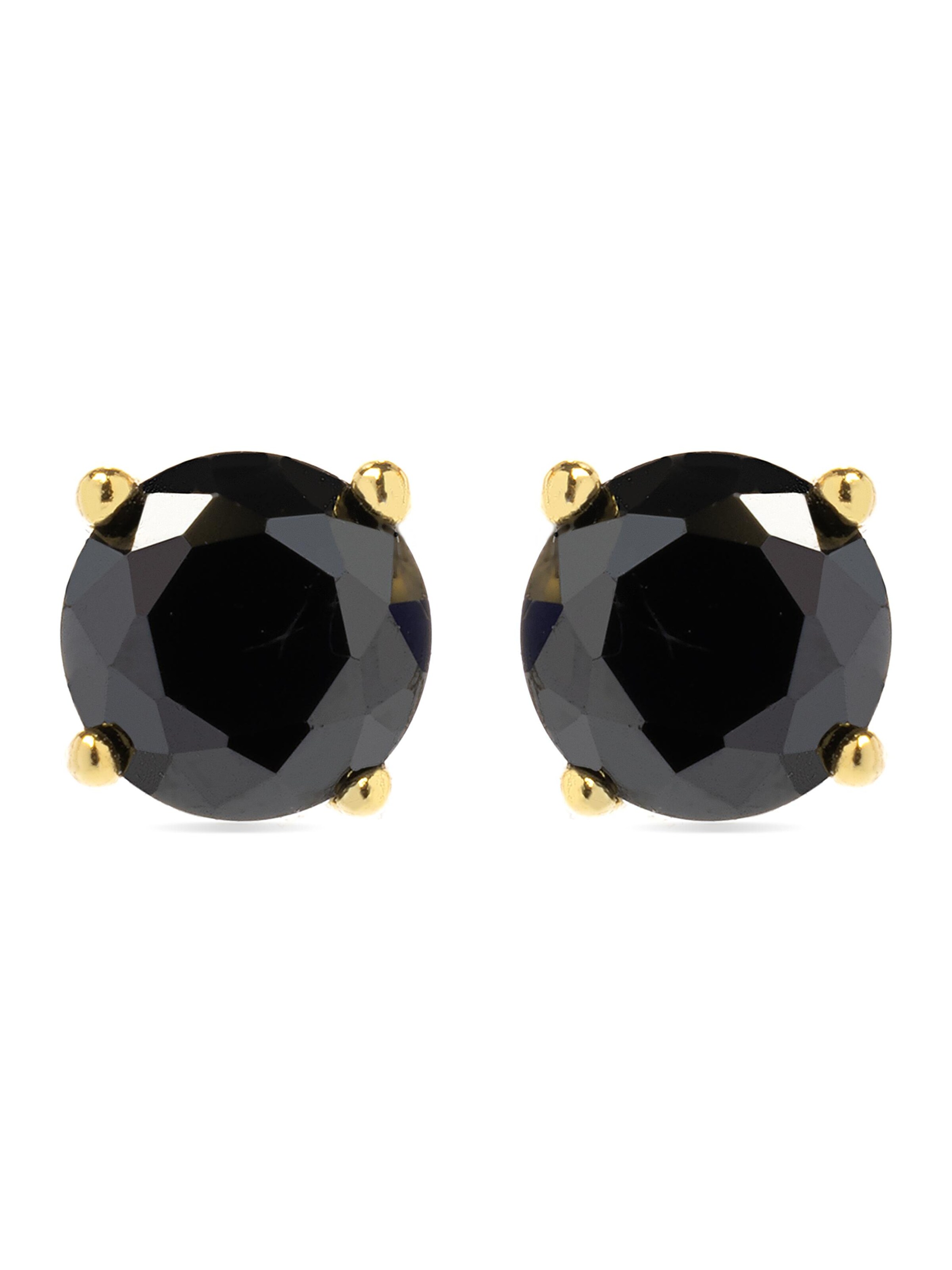 Orecchini 'Otieno' di Luxenter in nero: frontale