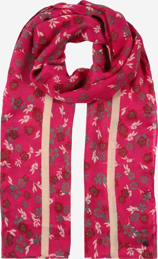ESPRIT Schal in creme / graumeliert / pink / rot, Produktansicht
