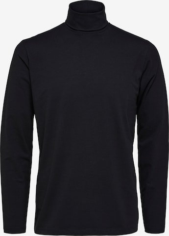 T-Shirt SELECTED HOMME en noir : devant