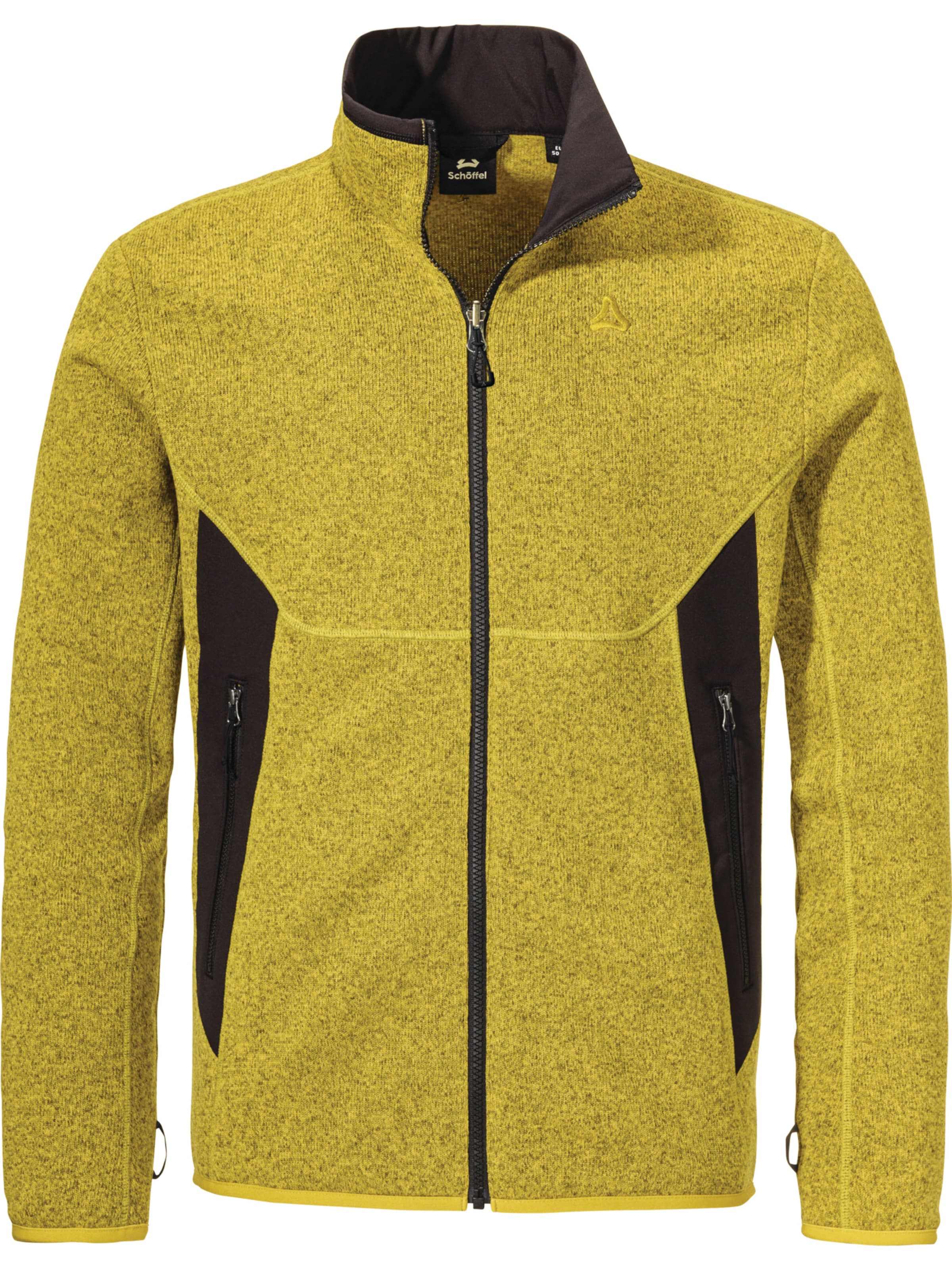 Veste en polaire fonctionnelle 'Circ Yew' Schöffel en jaune : devant