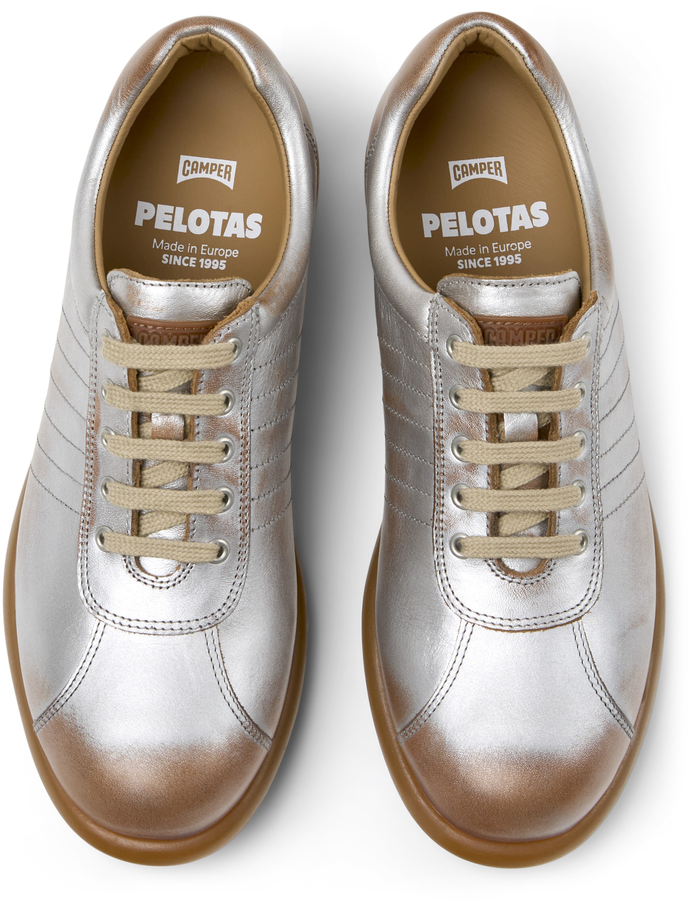 CAMPER Sneaker 'Pelotas Ariel' in Silber