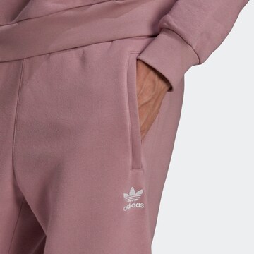 purpurinė ADIDAS ORIGINALS Siaurėjantis Laisvo stiliaus kelnės