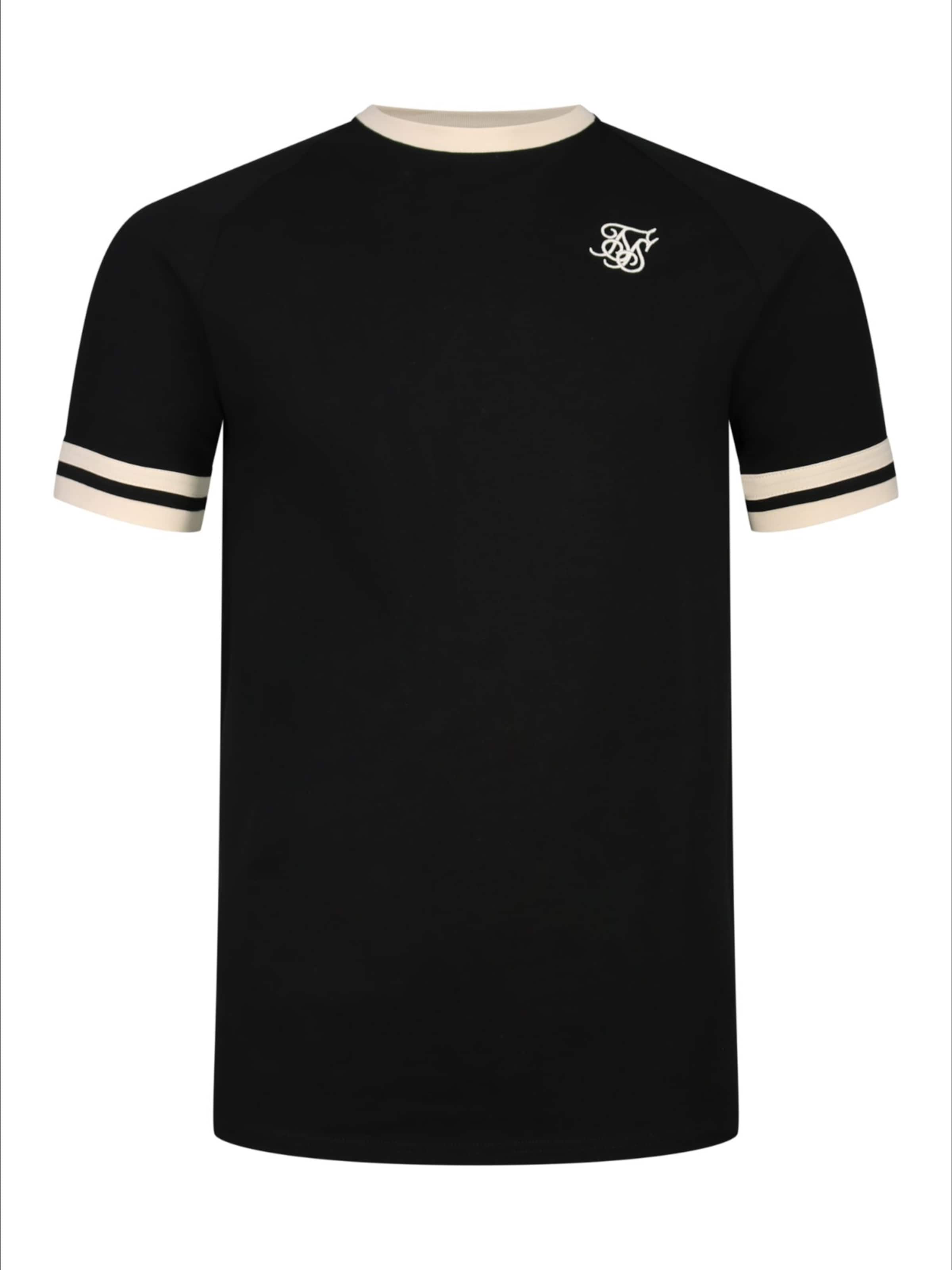 SikSilk Shirt in Zwart: voorkant