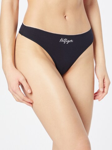 Tommy Hilfiger Underwear Thong in Beige: front