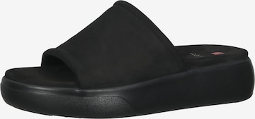 Högl Mules in Black: front