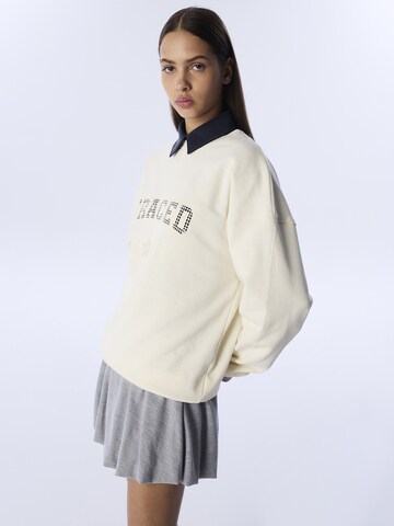 Sweat-shirt Twist en beige