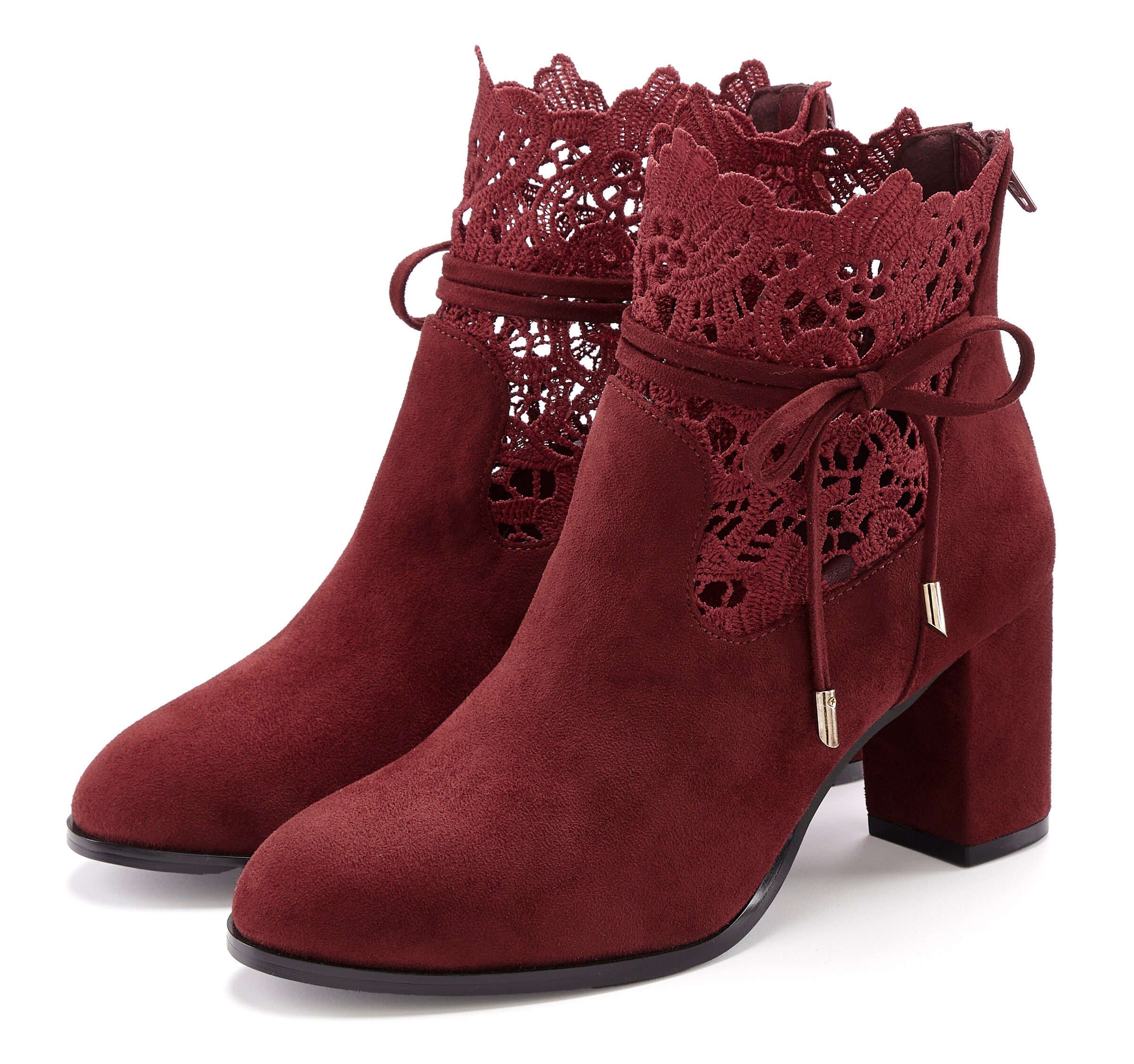 Bottines LASCANA en rouge