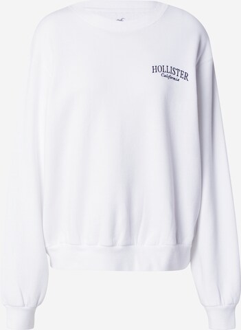 HOLLISTER Sweatshirt in Wit: voorkant