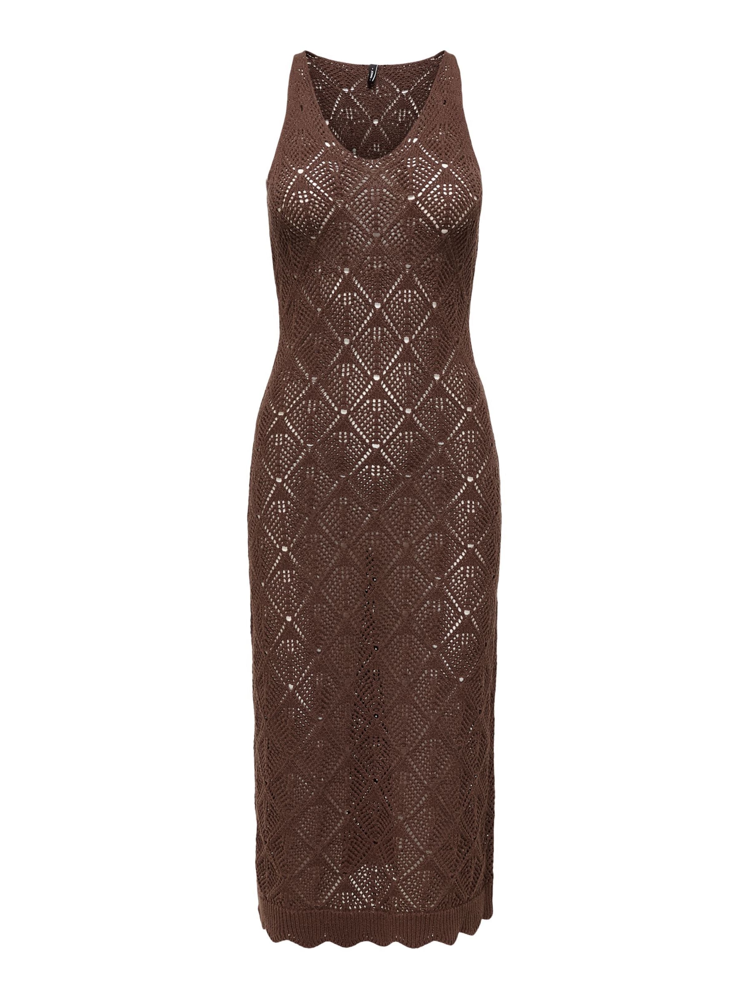 ONLY Strickkleid 'ONLSunflower' in braun, Produktansicht