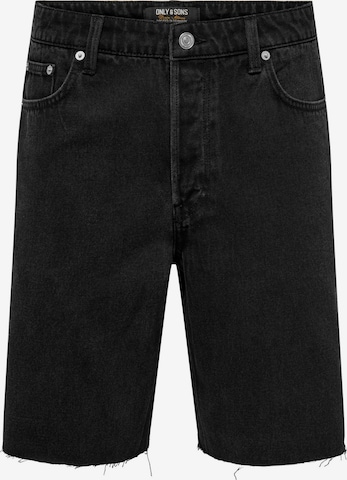Only & Sons Jeans i sort: forside