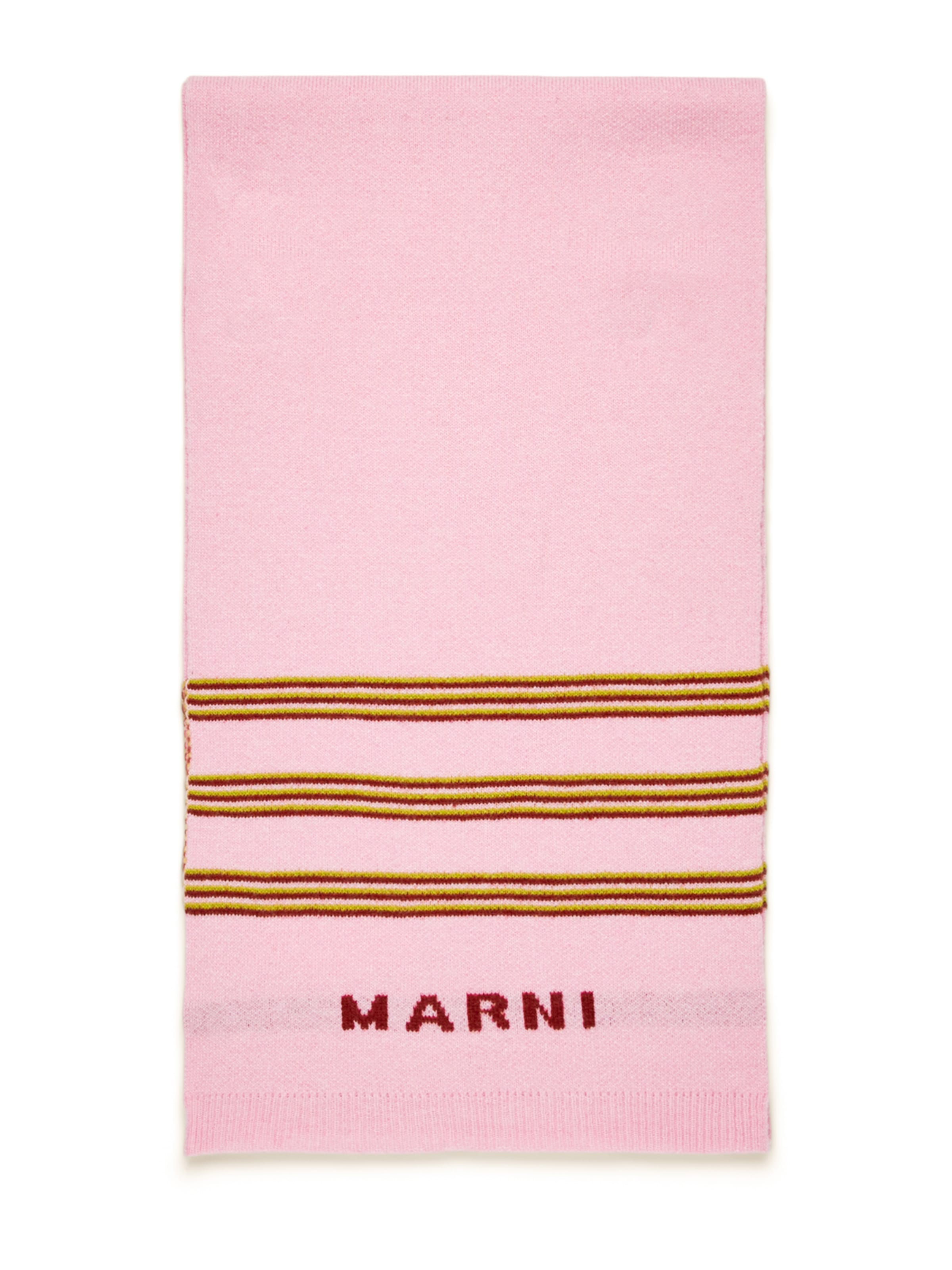 Sciarpa di Marni in rosa: frontale