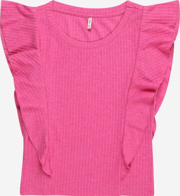 KIDS ONLY Shirt 'NELLA' in Pink: front