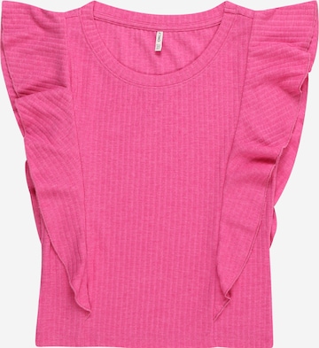 KIDS ONLY Shirt 'NELLA' in Roze: voorkant