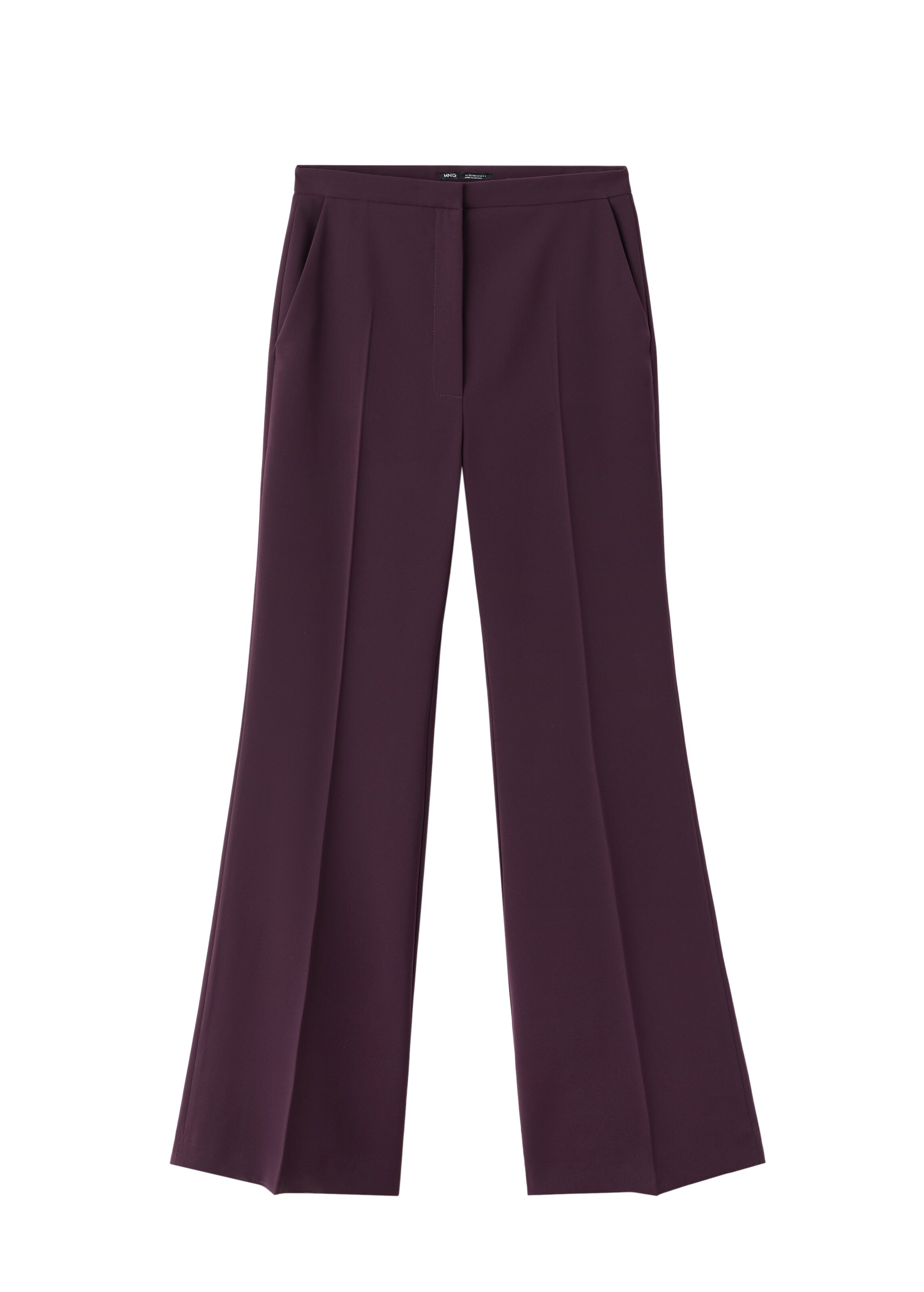 MANGO Pleated Pants 'IGUANA' in Red: front