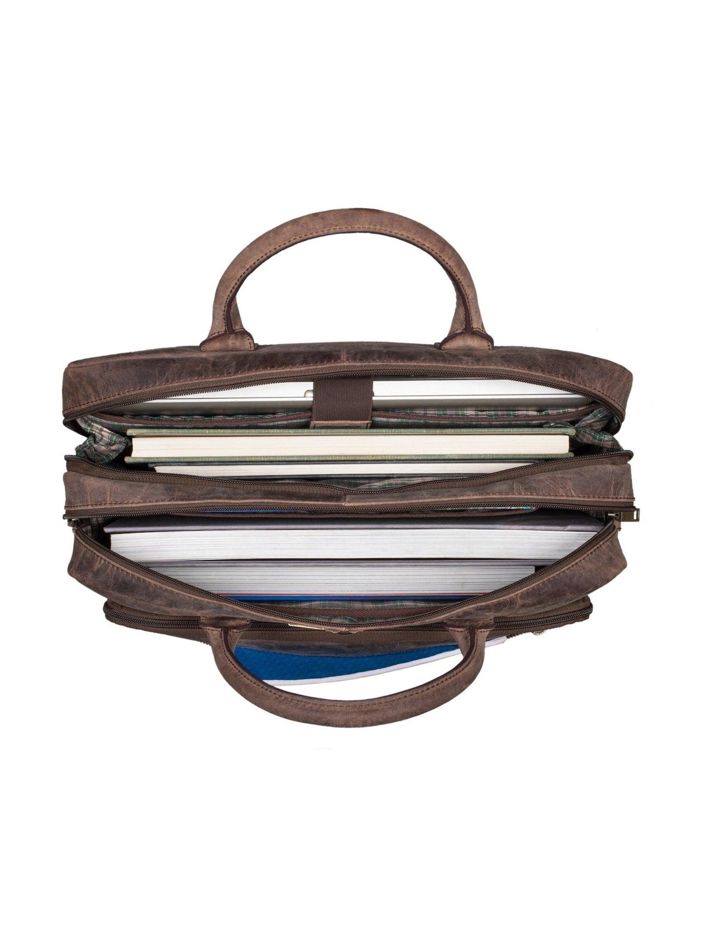 Benthill Briefcase in Brown