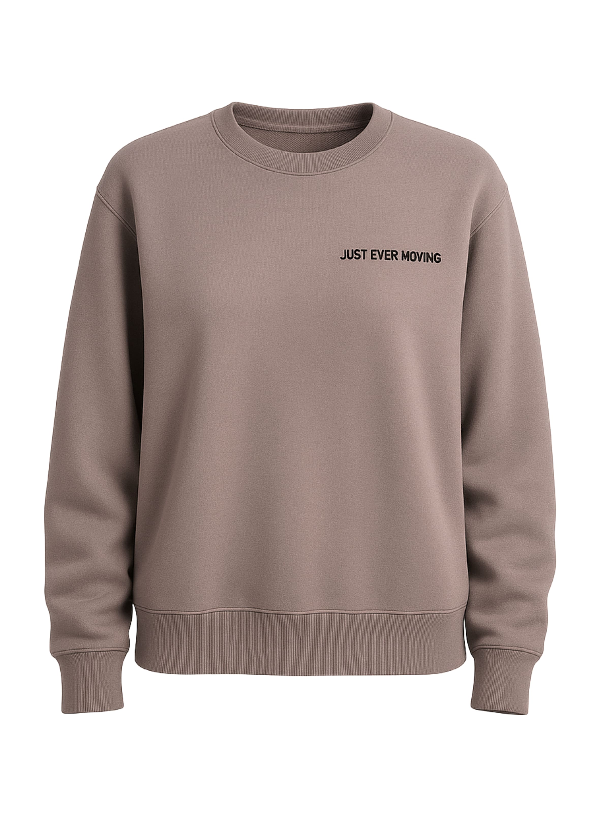 Justever Sweatshirt in Grijs: voorkant
