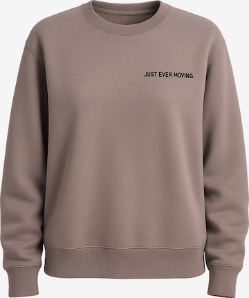 Justever Sweatshirt in Grey: front