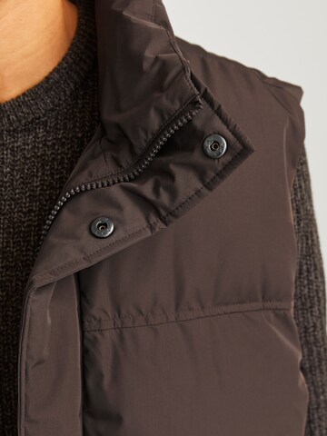 JACK & JONES Brezrokavnik 'JJEBradley' | rjava barva