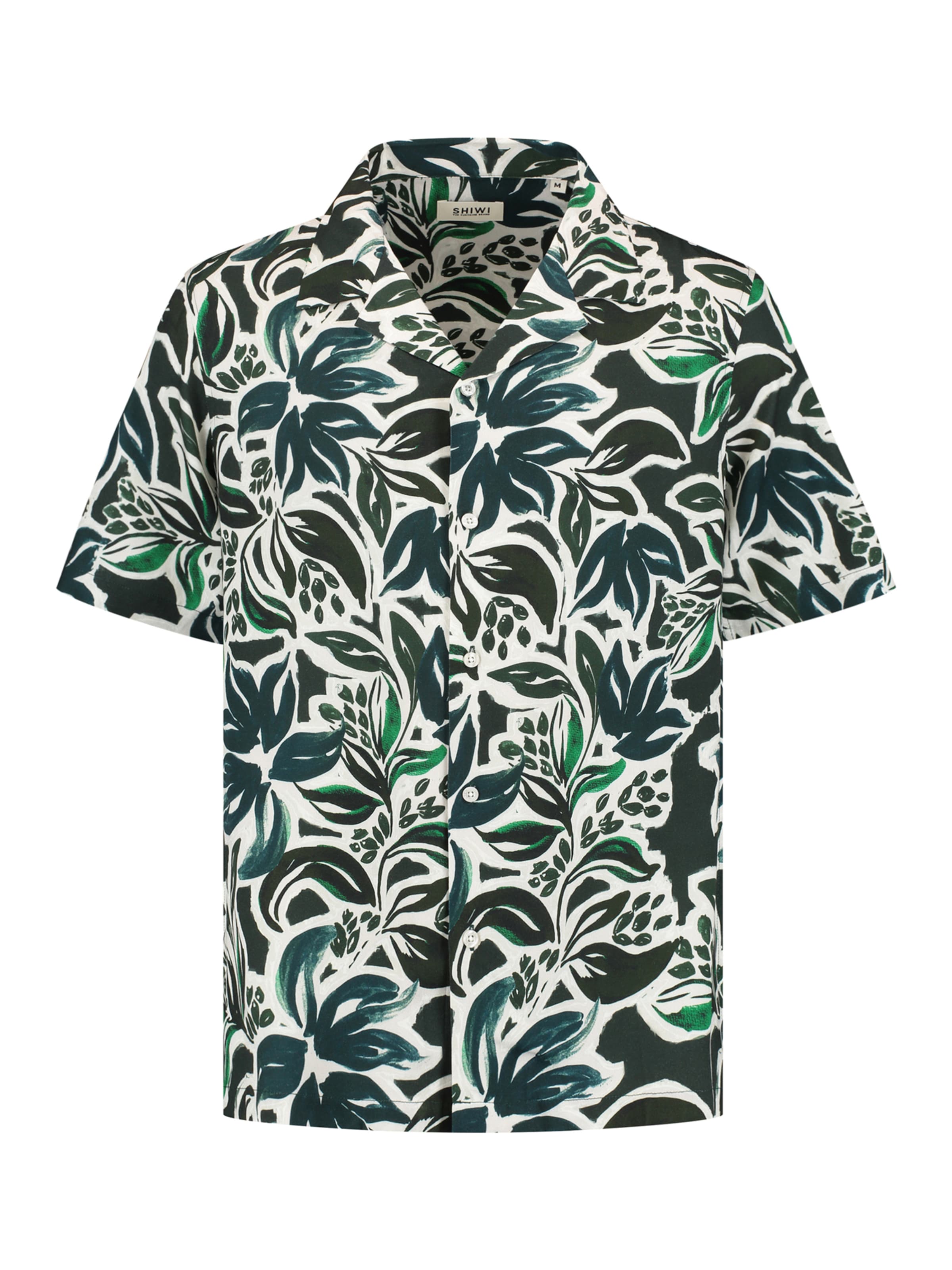 Shiwi Comfort fit Koszula 'Vic' w kolorze zielony: przód