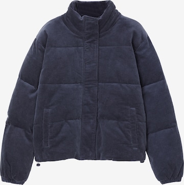Pull&Bear Prehodna jakna | modra barva: sprednja stran