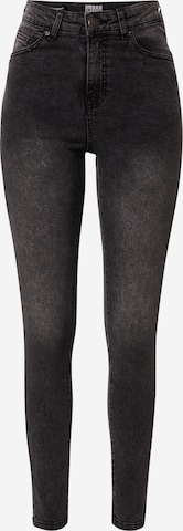 Urban Classics Skinny Jeans in Grijs: voorkant