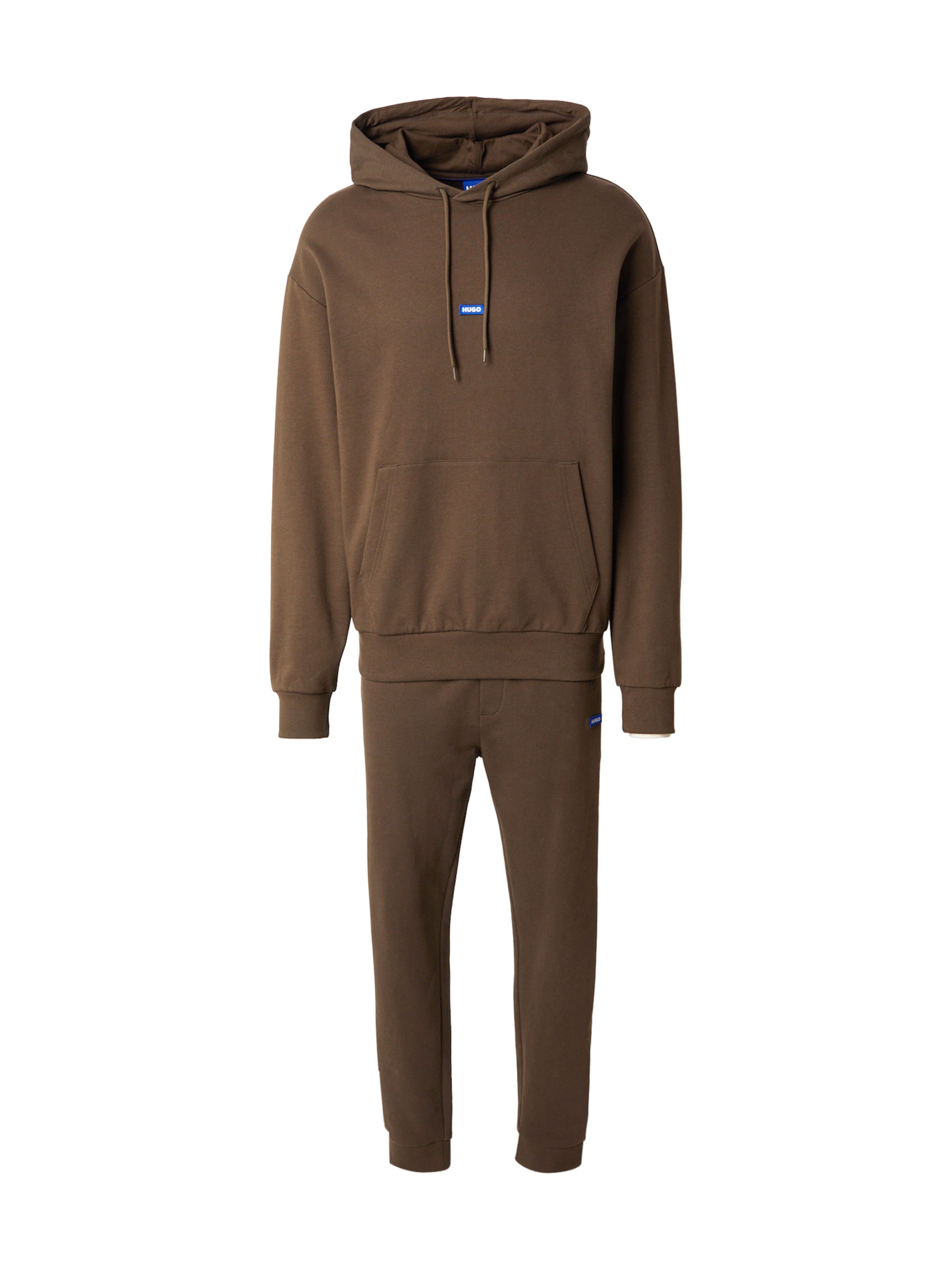 Survêtement 'NalonsoNap' HUGO en marron : devant