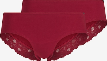 Skiny Panty in Red: front